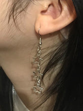 Hollow Out Star Drop Earrings